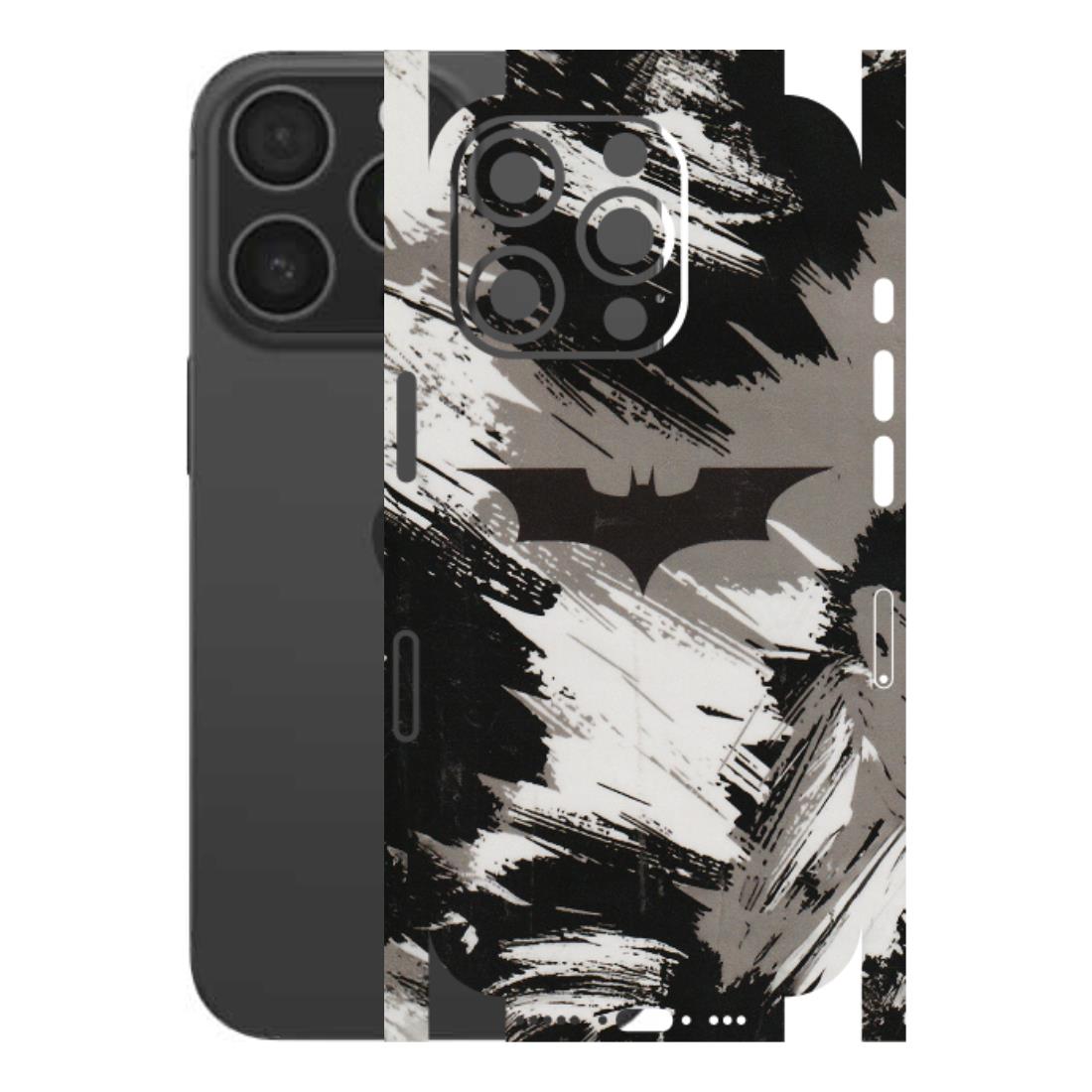 Apple iPhone Skins (All Models) - Batman Fleece DC - Transparent Finish (T-19) iPhone 16 pro