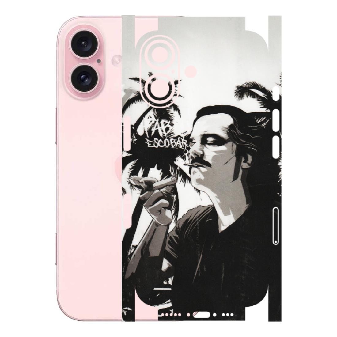 Apple iPhone Skins (All Models) - Pab Escobar - Transparent Finish (T-05) iPhone 16