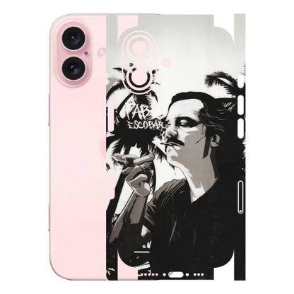 Apple iPhone Skins (All Models) - Pab Escobar - Transparent Finish (T-05) iPhone 16