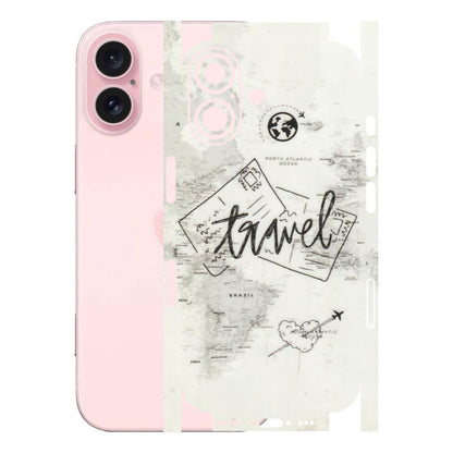 Apple iPhone Skins (All Models) - Travel Ticket - Transparent Finish (T-06) iPhone 16