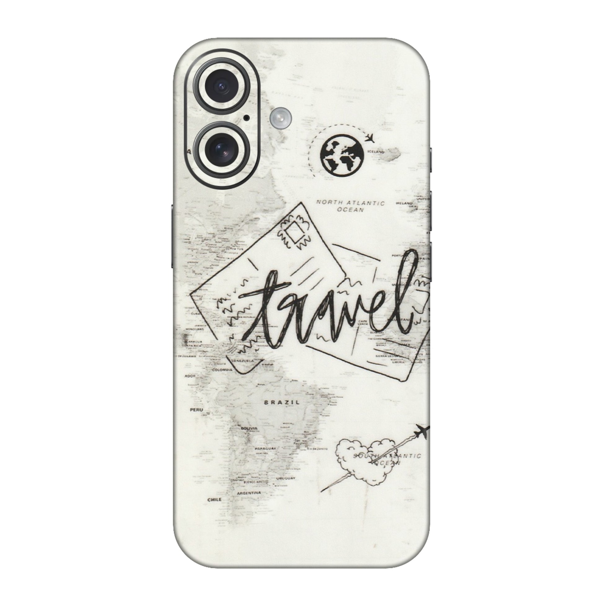 Apple iPhone Skins (All Models) - Travel Ticket - Transparent Finish (T-06) iPhone 16