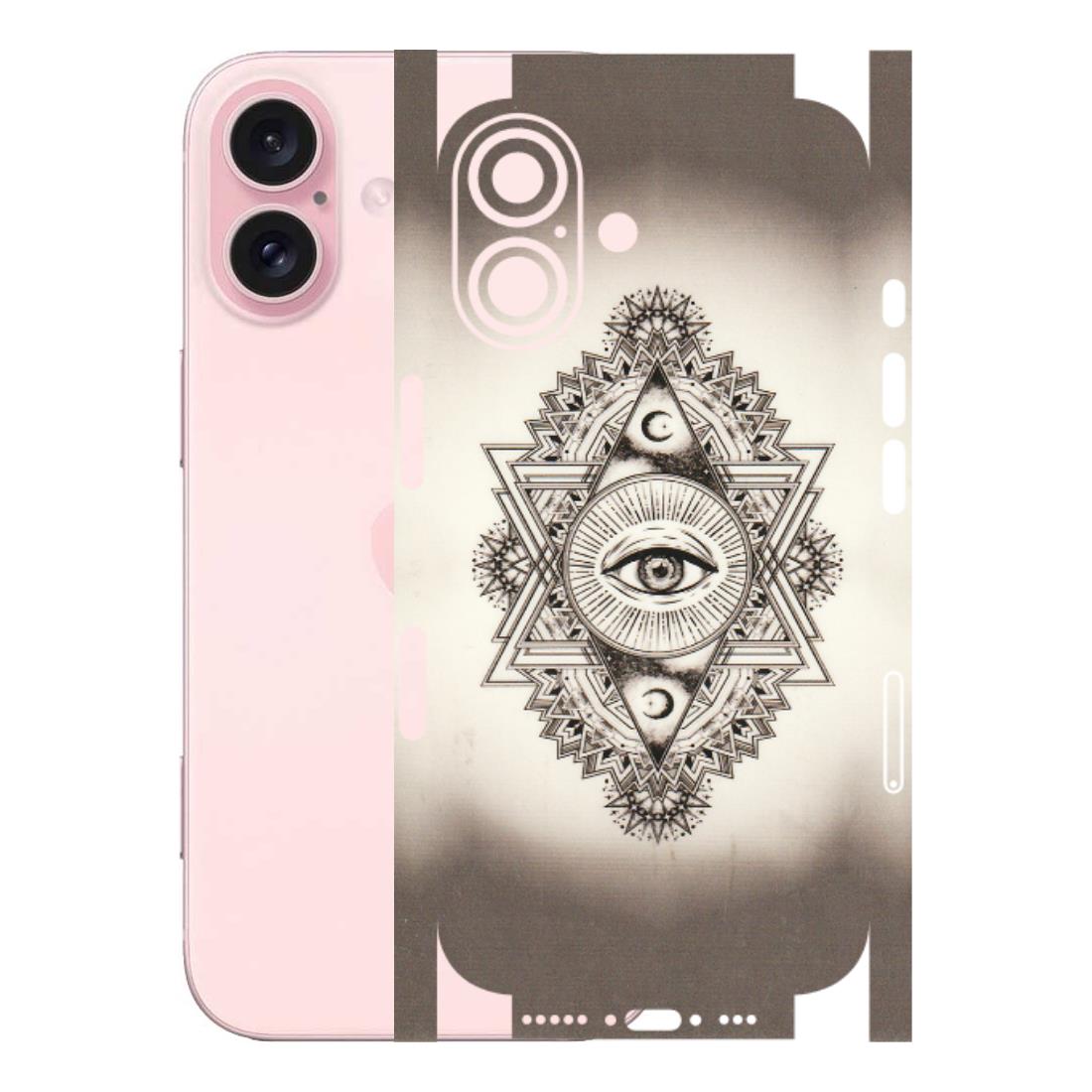 Apple iPhone Skins (All Models) - Illuminati Great Eye - Transparent Finish (T-14) iPhone 16
