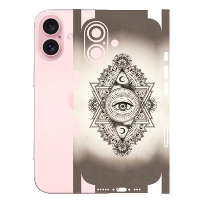 Apple iPhone Skins (All Models) - Illuminati Great Eye - Transparent Finish (T-14) iPhone 16