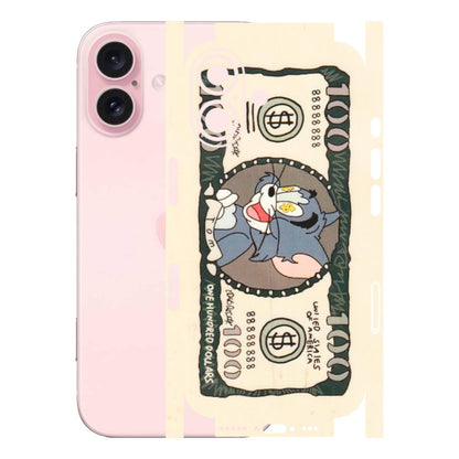 Apple iPhone Skins (All Models) - One Hundred Dollar Tom - Transparent Finish (T-16) iPhone 16