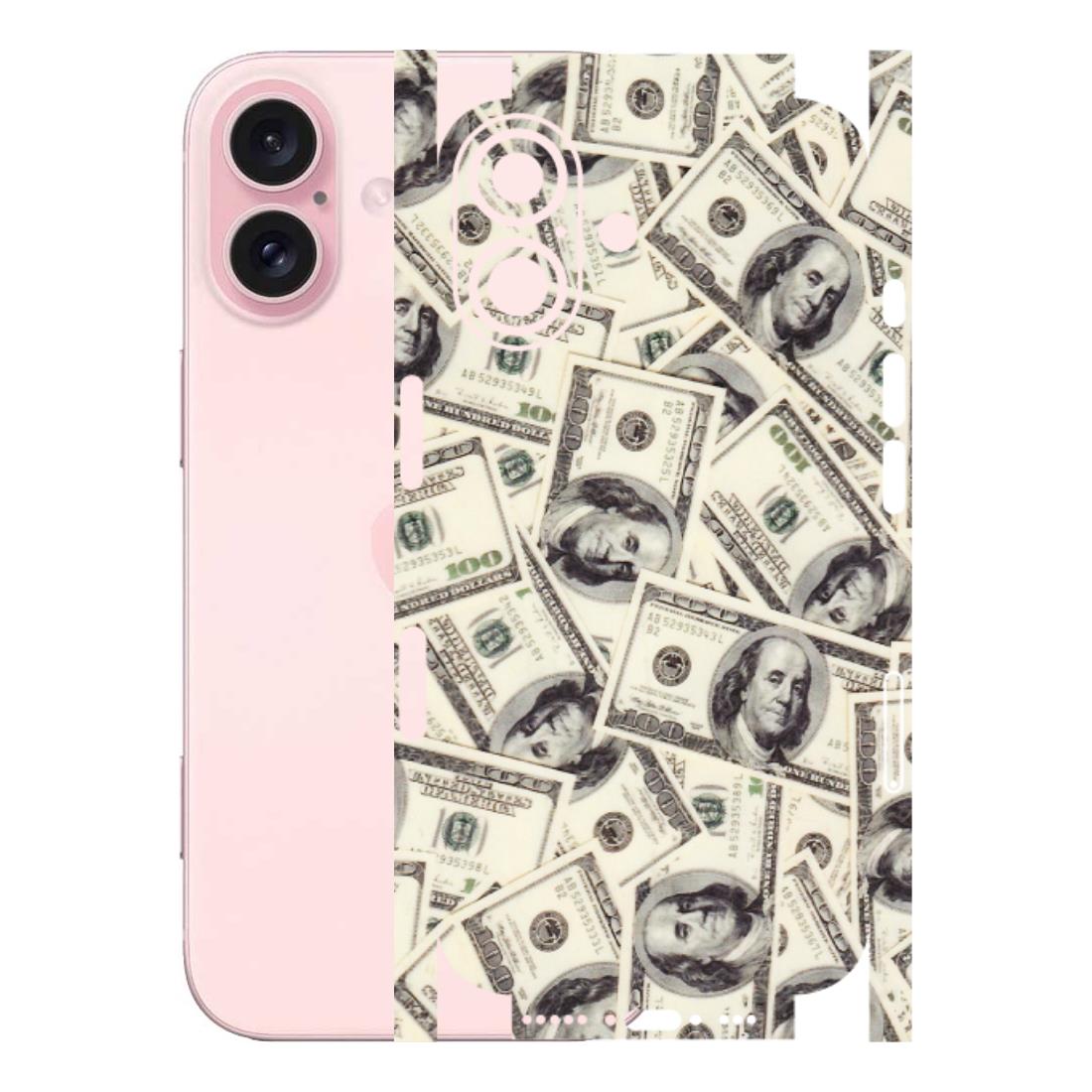 Apple iPhone Skins (All Models) - Dollar Lover - Transparent Finish (T-17) iPhone 16