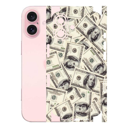 Apple iPhone Skins (All Models) - Dollar Lover - Transparent Finish (T-17) iPhone 16