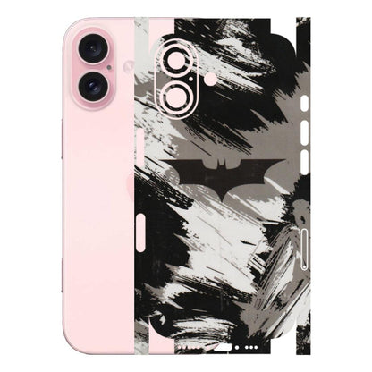 Apple iPhone Skins (All Models) - Batman Fleece DC - Transparent Finish (T-19) iPhone 16