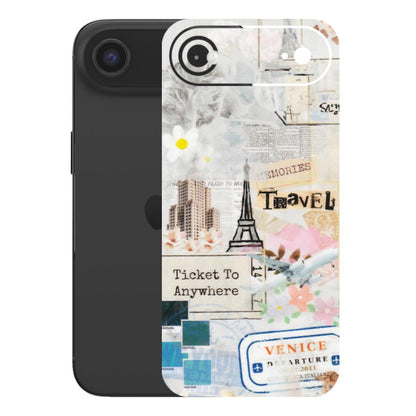 Apple iPhone Skins (All Models) - Travel Memories - Transparent Finish (T-09) iPhone 17 Air