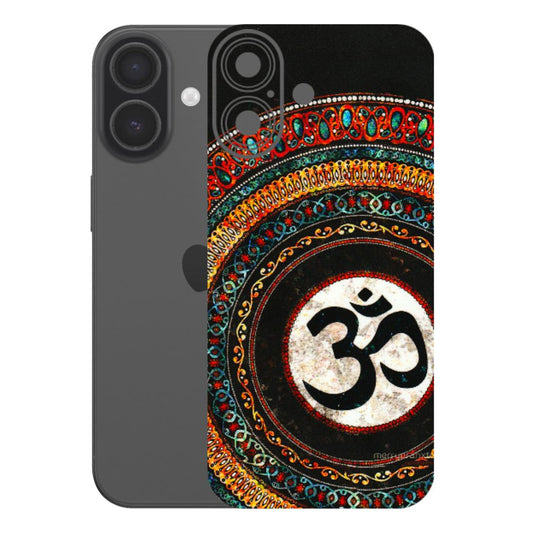 Apple iPhone Skins (All Models) - Aum Chant Abstract - 3D Embossed Finish (L-42) iPhone 17