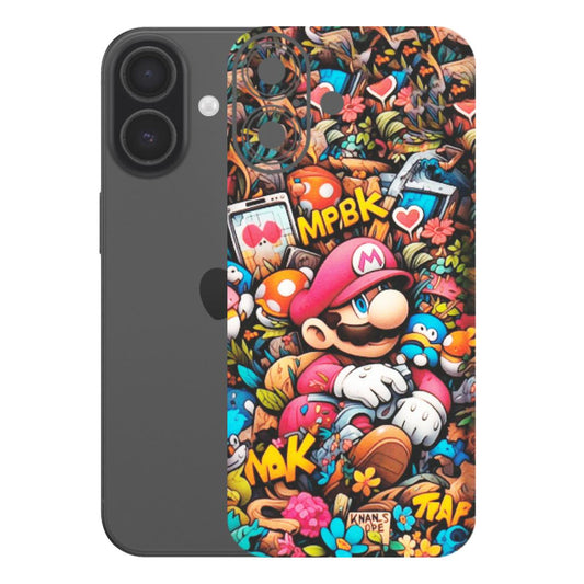 Apple iPhone Skins (All Models) - Super Mario Bros Artistic - Matte Finish (M-173) iPhone 17