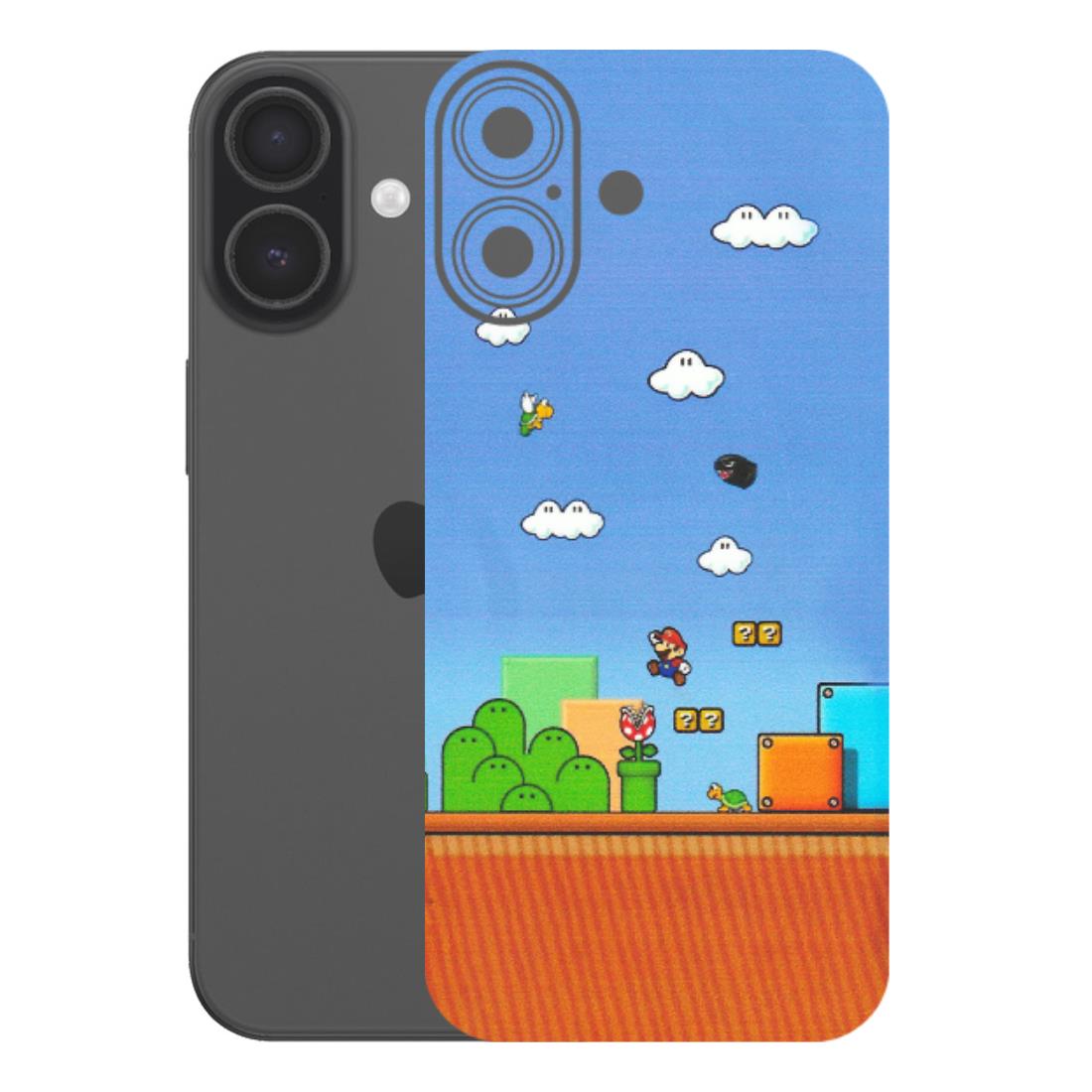 Apple iPhone Skins (All Models) - Mario Game Scene - Matte Finish (M-24) iPhone 17