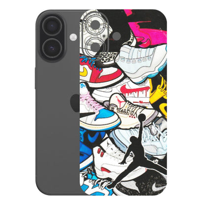 Apple iPhone Skins (All Models) - Jordan Sneakers Fan - Matte Finish (M-80) iPhone 17
