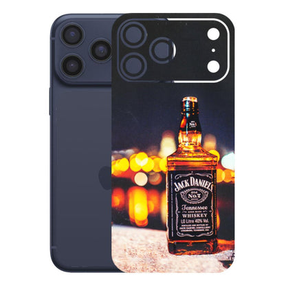 Apple iPhone Skins (All Models) - JD Whiskey Bottle - 3D Embossed Finish (L-20) iPhone 17 Pro Max