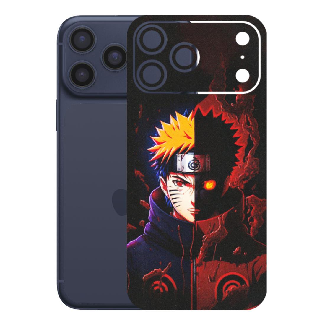 Apple iPhone Skins (All Models) - Naruto X Evil - Matte Finish (M-70) iPhone 17 Pro Max