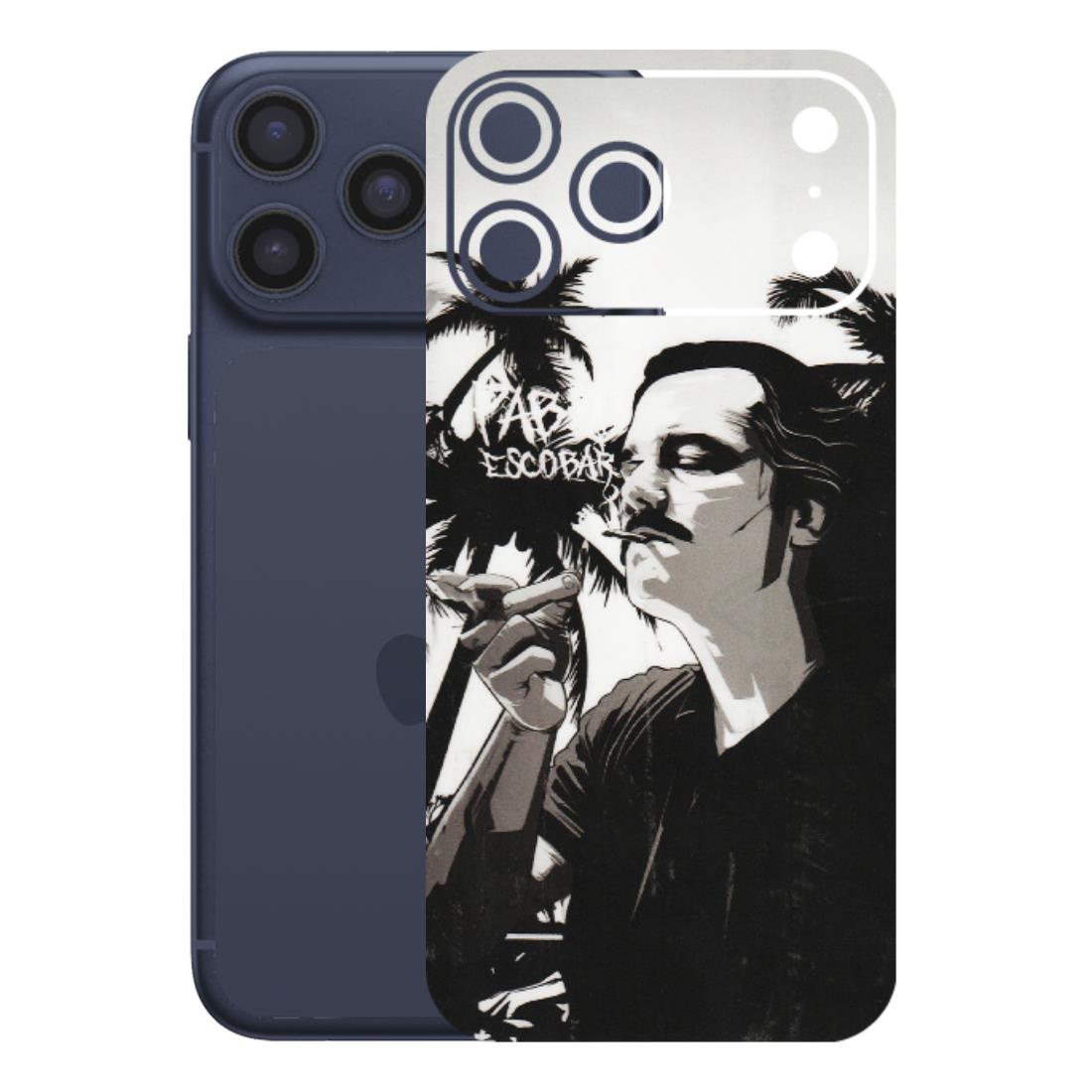 Apple iPhone Skins (All Models) - Pab Escobar - Transparent Finish (T-05) iPhone 17 Pro Max