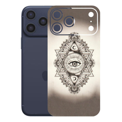 Apple iPhone Skins (All Models) - Illuminati Great Eye - Transparent Finish (T-14) iPhone 17 Pro Max