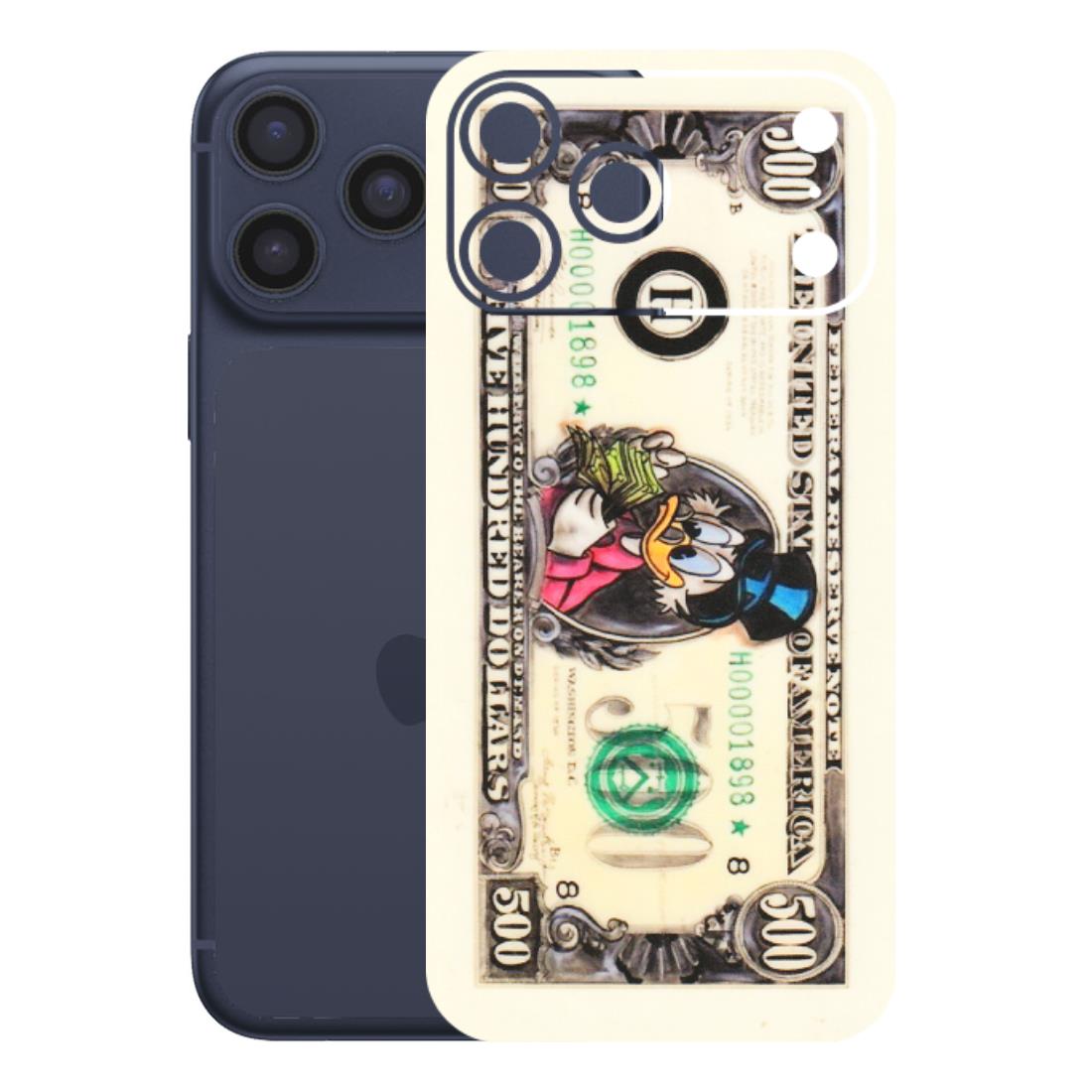 Apple iPhone Skins (All Models) - Five Hundred Dollar Duck - Transparent Finish (T-15) iPhone 17 Pro Max