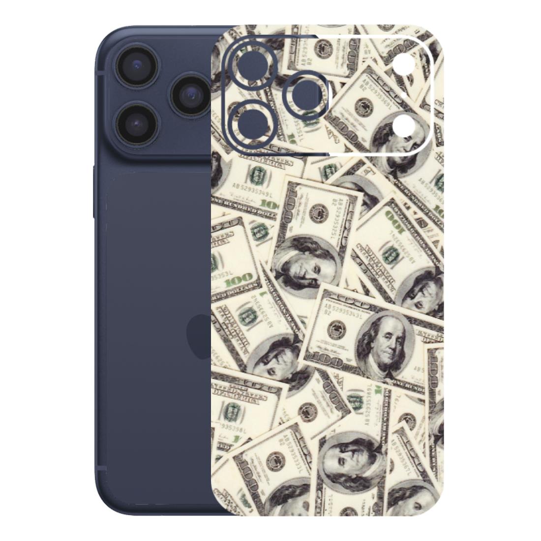 Apple iPhone Skins (All Models) - Dollar Lover - Transparent Finish (T-17) iPhone 17 Pro Max