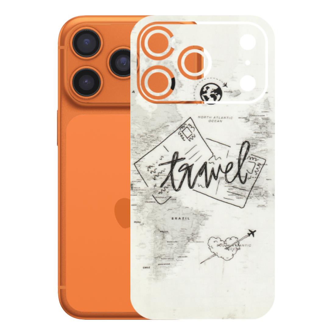 Apple iPhone Skins (All Models) - Travel Ticket - Transparent Finish (T-06) iPhone 17 Pro