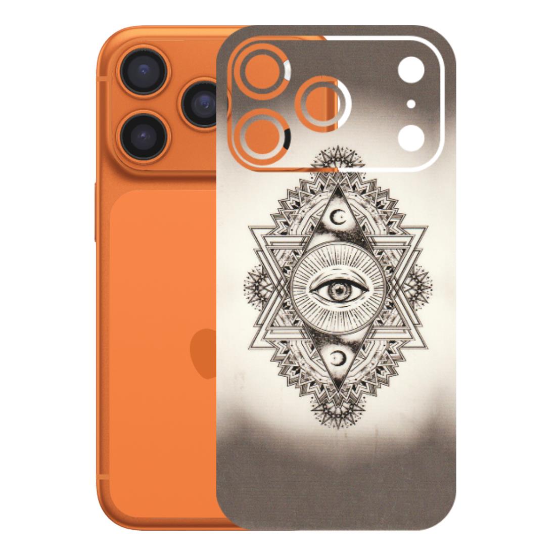 Apple iPhone Skins (All Models) - Illuminati Great Eye - Transparent Finish (T-14) iPhone 17 Pro