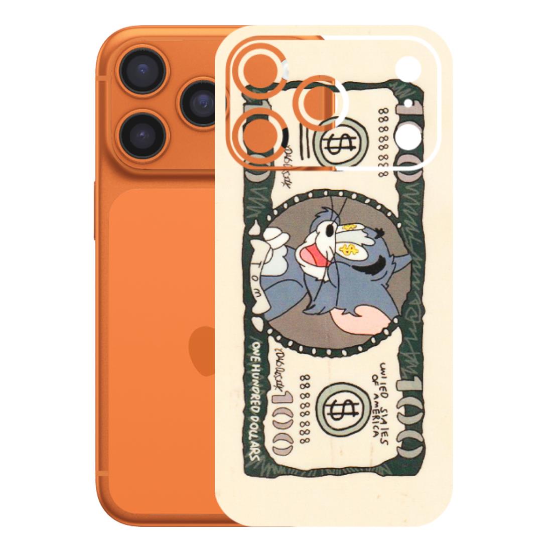 Apple iPhone Skins (All Models) - One Hundred Dollar Tom - Transparent Finish (T-16) iPhone 17 Pro