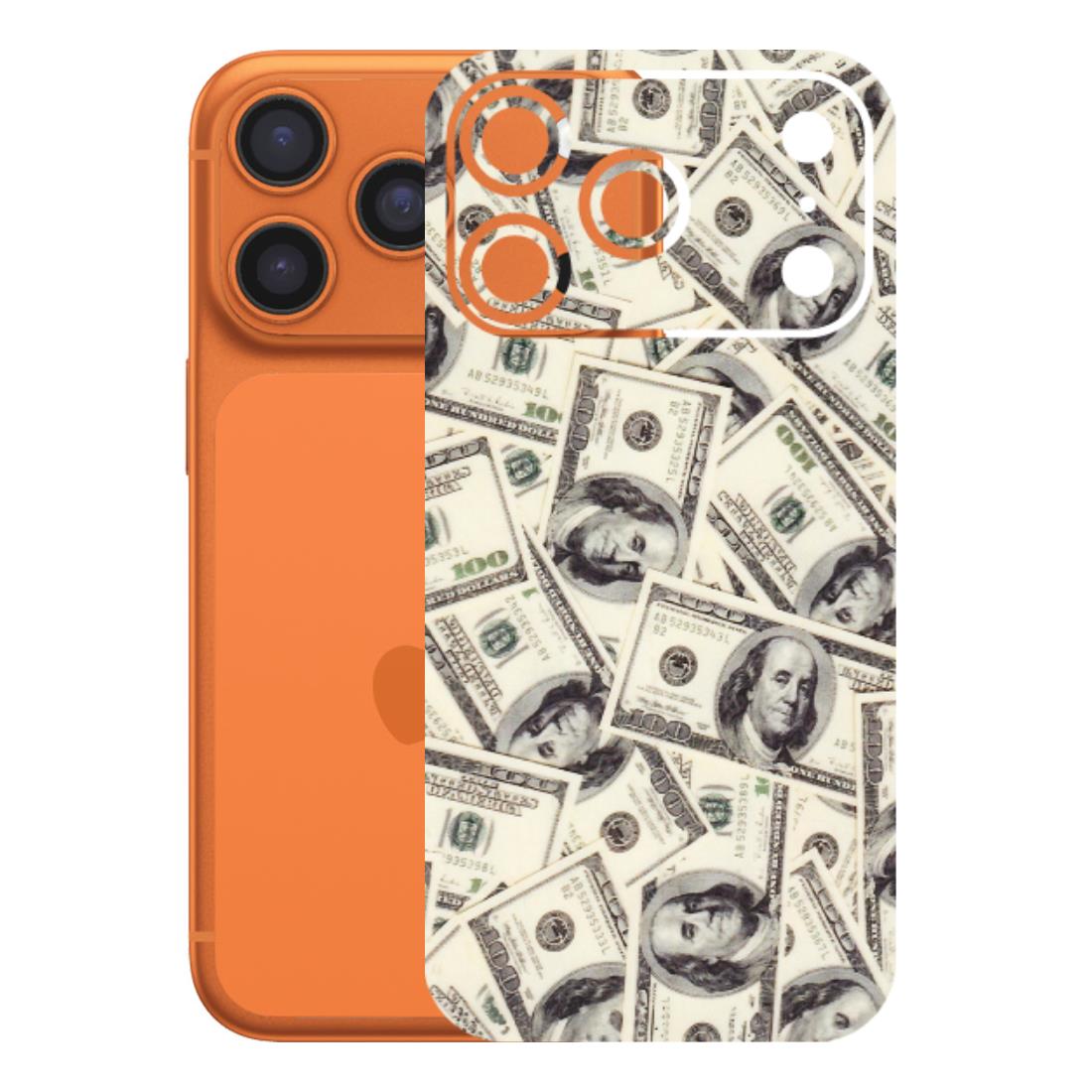 Apple iPhone Skins (All Models) - Dollar Lover - Transparent Finish (T-17) iPhone 17 Pro