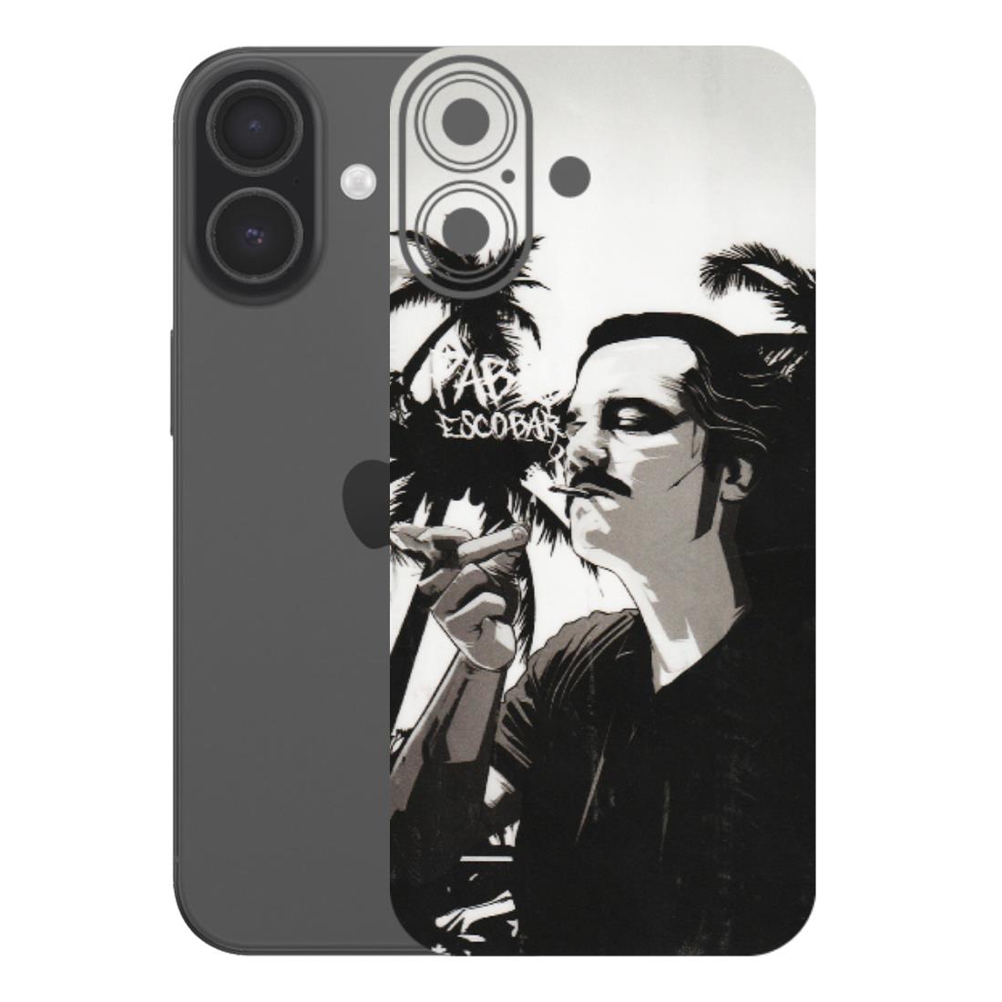 Apple iPhone Skins (All Models) - Pab Escobar - Transparent Finish (T-05) iPhone 17