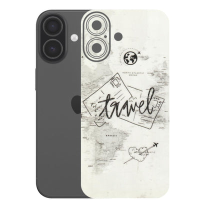 Apple iPhone Skins (All Models) - Travel Ticket - Transparent Finish (T-06) iPhone 17