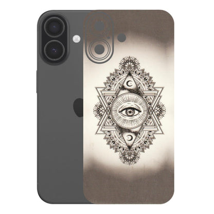 Apple iPhone Skins (All Models) - Illuminati Great Eye - Transparent Finish (T-14) iPhone 17