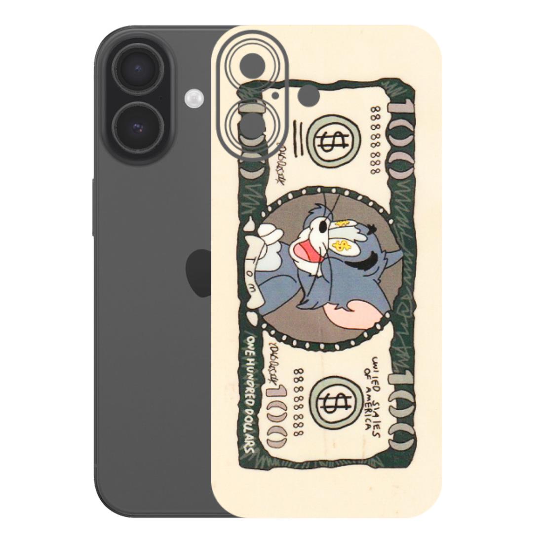Apple iPhone Skins (All Models) - One Hundred Dollar Tom - Transparent Finish (T-16) iPhone 17