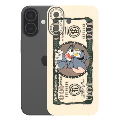 Apple iPhone Skins (All Models) - One Hundred Dollar Tom - Transparent Finish (T-16) iPhone 17
