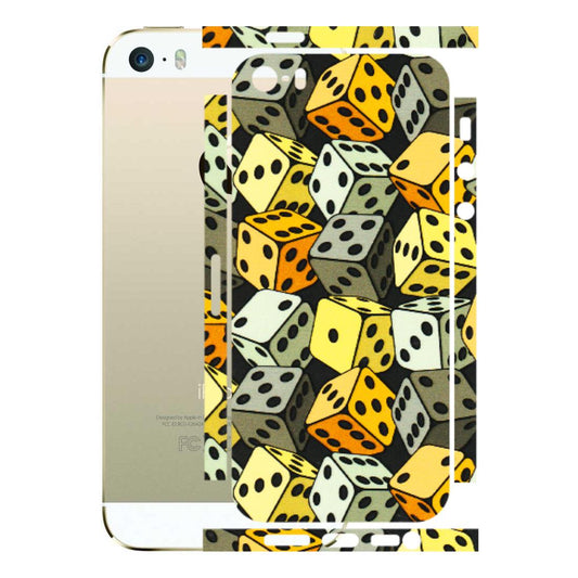 Apple iPhone Skins (All Models) - Dices Of Life - 3D Embossed Finish (L-04) iPhone 5S