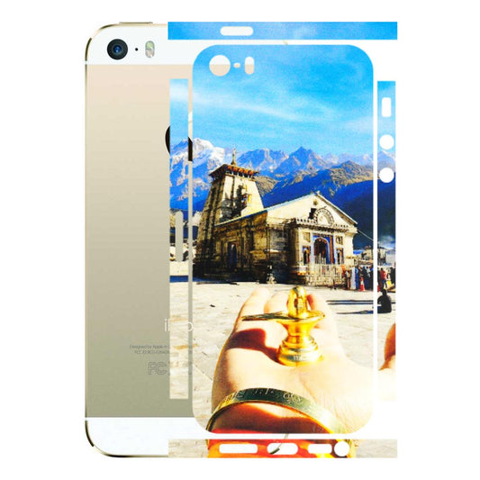 Apple iPhone Skins (All Models) - Beauty of Kedarnath - 3D Embossed Finish (L-108) iPhone 5S
