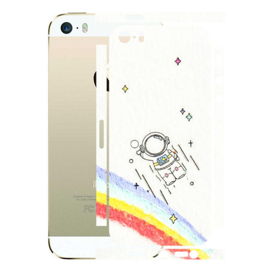 Apple iPhone Skins (All Models) - Milkyway Astronaut - 3D Embossed Finish (L-110) iPhone 5S