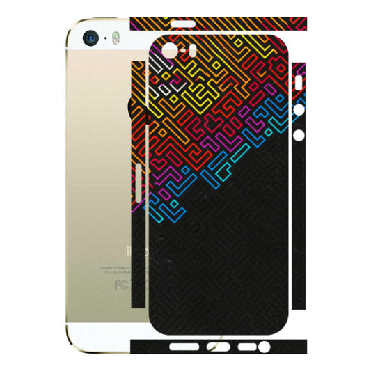 Apple iPhone Skins (All Models) - Dotme Pattern Art - 3D Embossed Finish (L-121) iPhone 5S