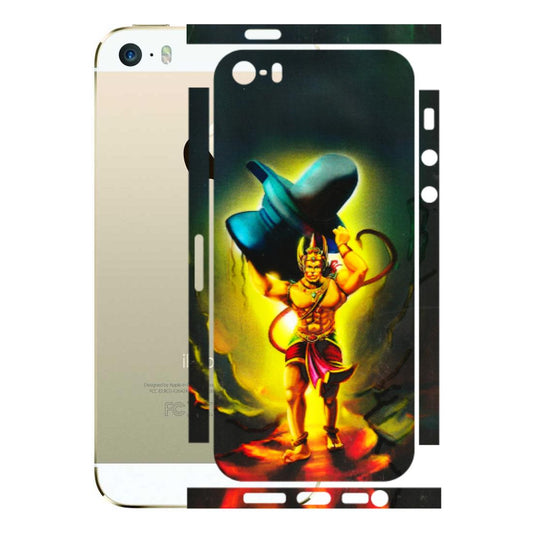 Apple iPhone Skins (All Models) - Hanuman Ji - 3D Embossed Finish (L-128) iPhone 5S