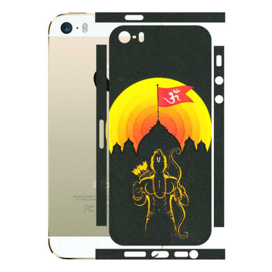 Apple iPhone Skins (All Models) - Lord Ram - 3D Embossed Finish (L-132) iPhone 5S