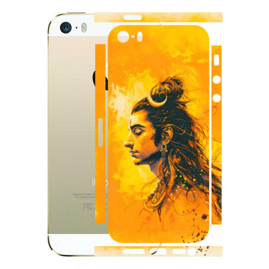 Apple iPhone Skins (All Models) - Shiv Shakti - 3D Embossed Finish (L-14) iPhone 5S
