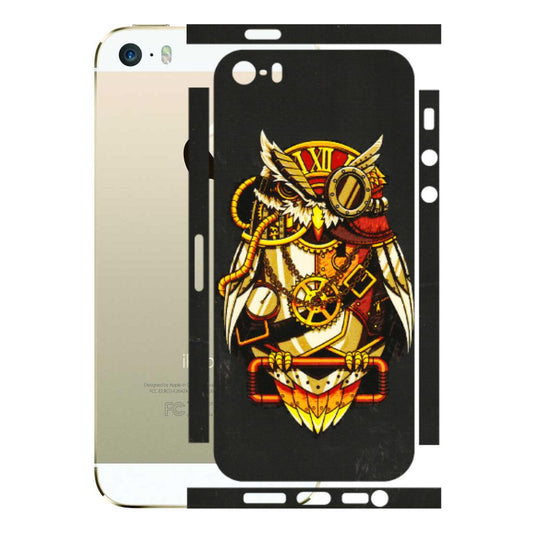 Apple iPhone Skins (All Models) - Classy Smart Owl - 3D Embossed Finish (L-144) iPhone 5S