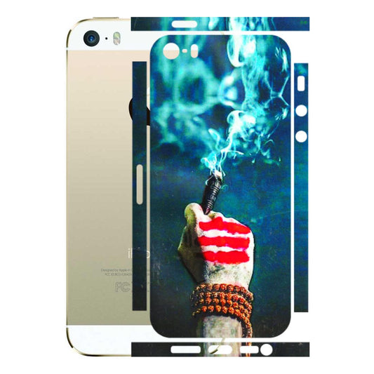 Apple iPhone Skins (All Models) - Mahadev Bhakt - 3D Embossed Finish (L-146) iPhone 5S