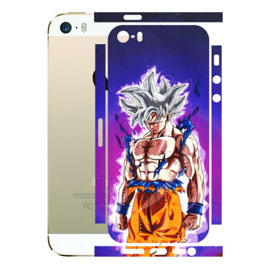 Apple iPhone Skins (All Models) - Goku Purple Anime - 3D Embossed Finish (L-147) iPhone 5S