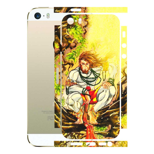 Apple iPhone Skins (All Models) - Lord Hanuman - 3D Embossed Finish (L-152) iPhone 5S