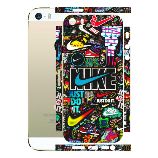 Apple iPhone Skins (All Models) - Just Do It Doodles - 3D Embossed Finish (L-166) iPhone 5S