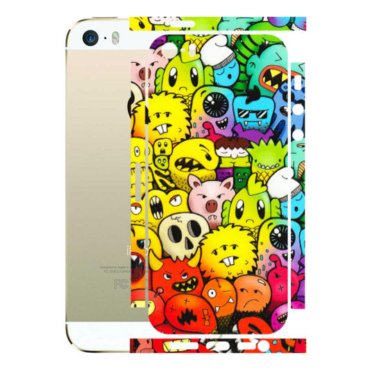 Apple iPhone Skins (All Models) - Angry Funkies - 3D Embossed Finish (L-169) iPhone 5S