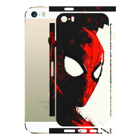 Apple iPhone Skins (All Models) - Spiderman Killer Face - 3D Embossed Finish (L-17) iPhone 5S