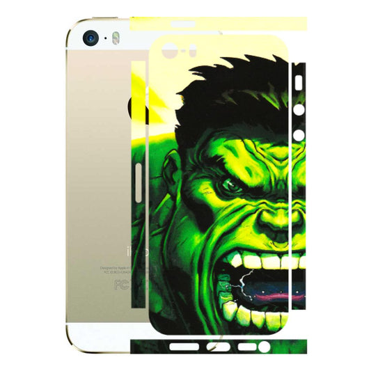 Apple iPhone Skins (All Models) - Hulk - 3D Embossed Finish (L-180) iPhone 5S