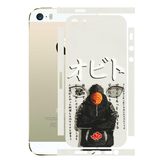 Apple iPhone Skins (All Models) - Obito Anime Eye - 3D Embossed Finish (L-19) iPhone 5S