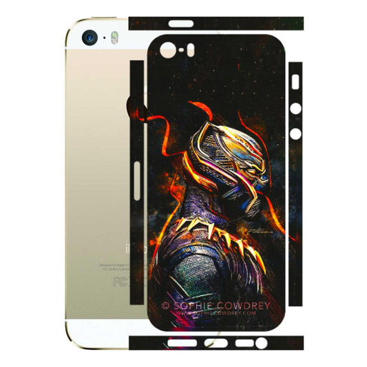 Apple iPhone Skins (All Models) - Black Panther - 3D Embossed Finish (L-190) iPhone 5S