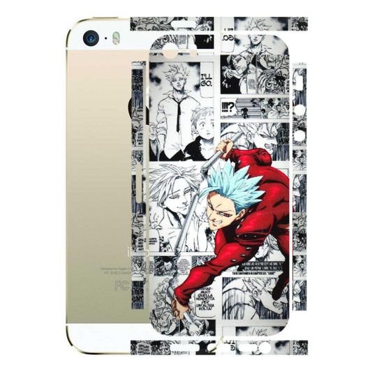 Apple iPhone Skins (All Models) - Anime Comic - 3D Embossed Finish (L-192) iPhone 5S