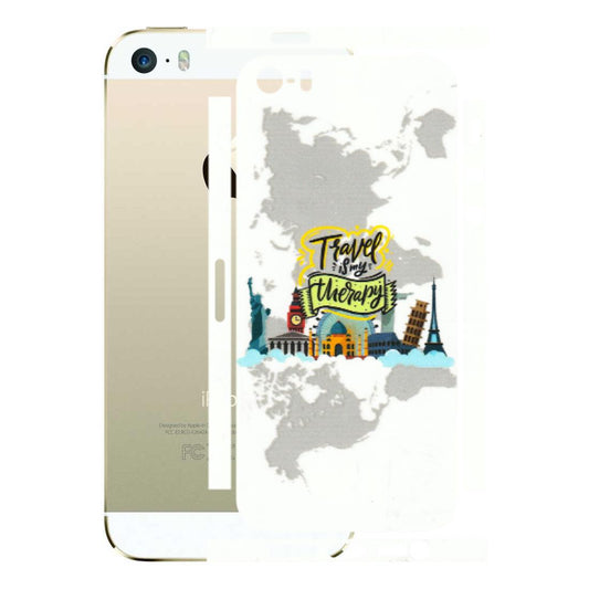 Apple iPhone Skins (All Models) - Travel Therapy - 3D Embossed Finish (L-199) iPhone 5S